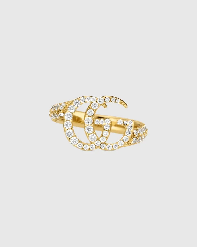 Gucci GG Marmont Ring mit Kristallen Undefined