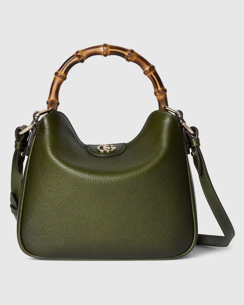 Gucci Kleine Diana Schultertasche Grün