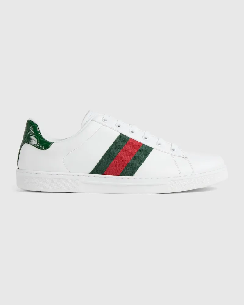 Gucci Ace Herrensneaker Weiß