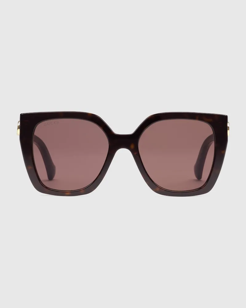 Gucci Sonnenbrille Mit Eckigem Rahmen Undefined