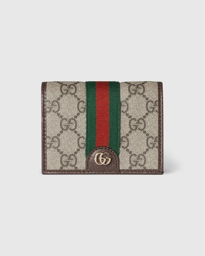 Gucci Kleine Ophidia Brieftasche Beige