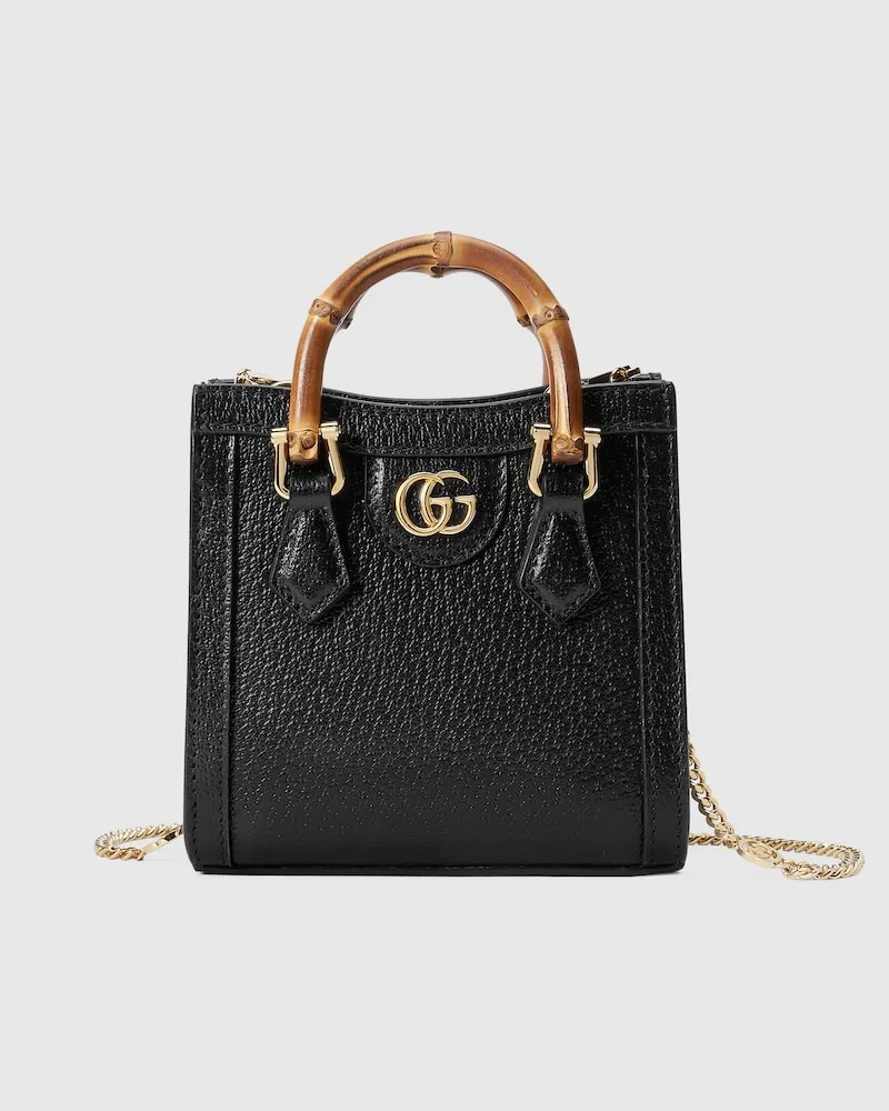 Gucci Diana Nano-Tasche Schwarz