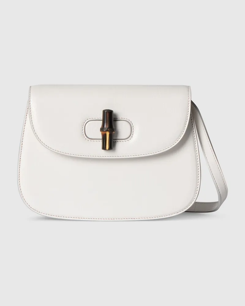 Gucci Bamboo Mini-Tasche Weiß