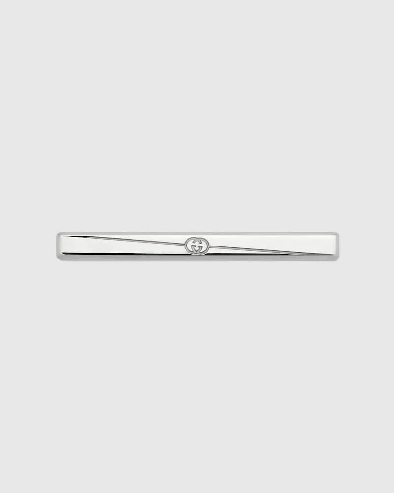 Gucci Krawattennadel mit Diagonalem GG Undefined