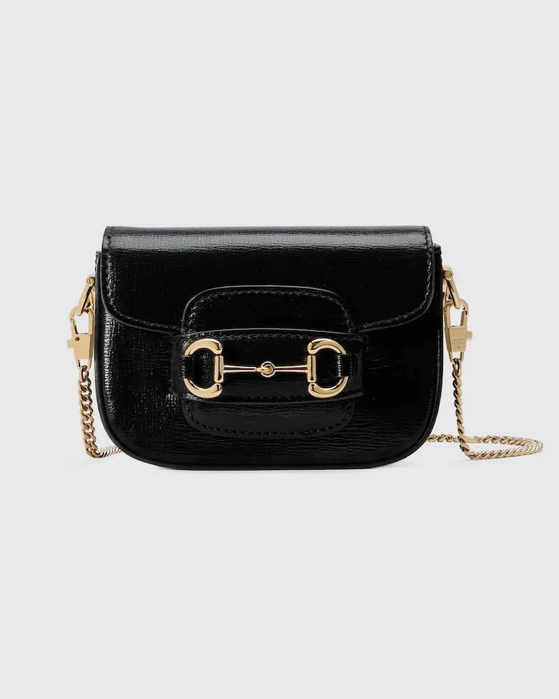 Gucci Horsebit 1955 Nano-Tasche Schwarz