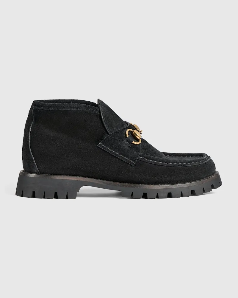 Gucci Bottines Avec Détail Mors Pour Femme, Taille Noir