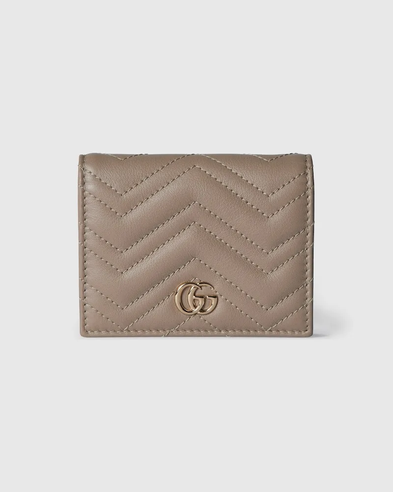 Gucci Kleine GG Marmont Brieftasche Nude