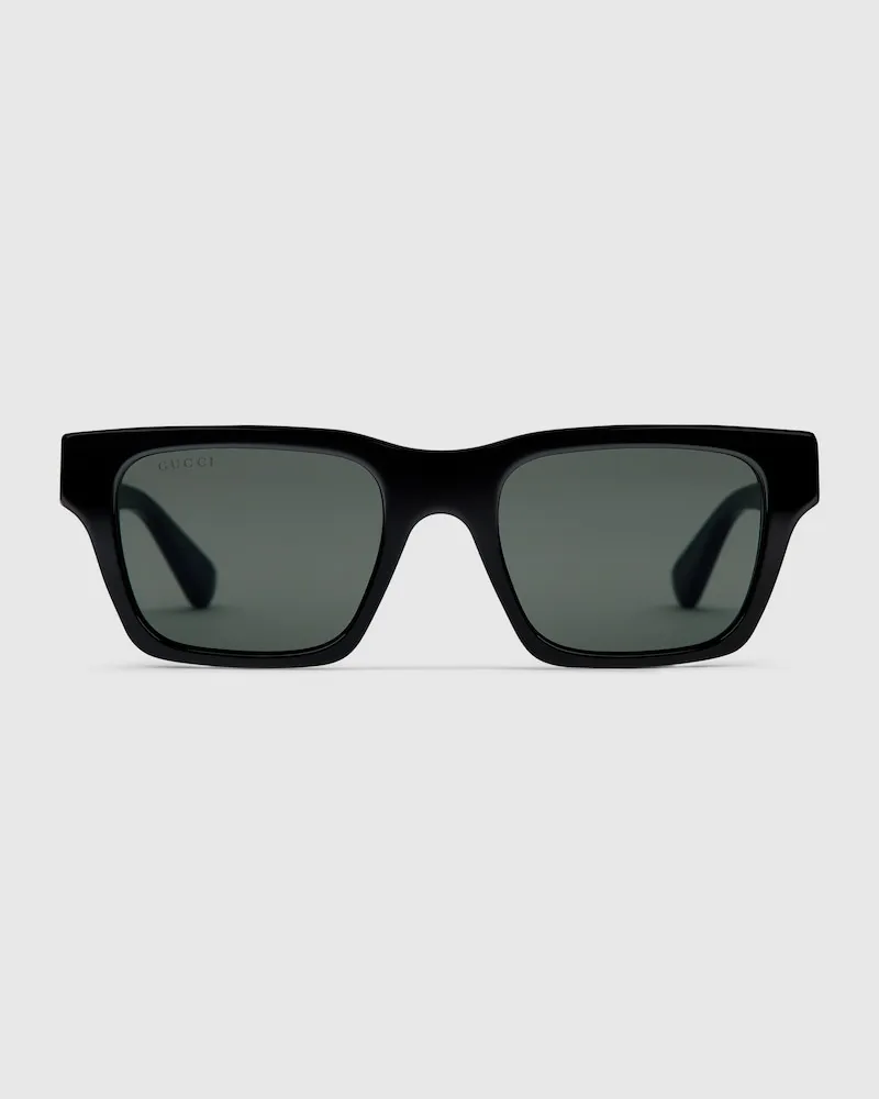 Gucci Sonnenbrille Mit Rechteckigem Rahmen Schwarz