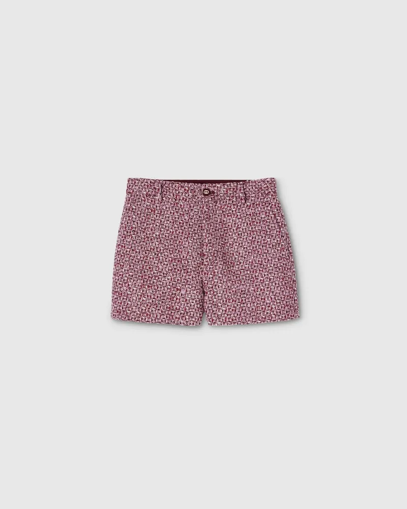 Gucci Shorts aus Tweed, Größe Rot
