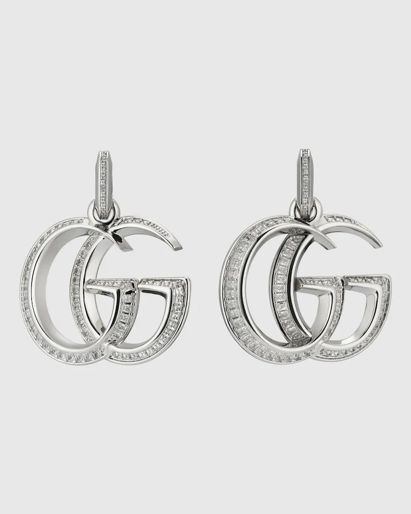Gucci GG Marmont Ohrringe Mit Kristallen Undefined
