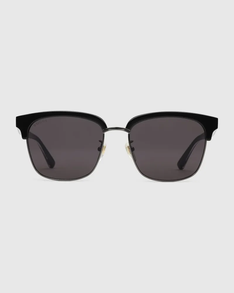 Gucci Sonnenbrille Mit Rechteckigem Rahmen Schwarz