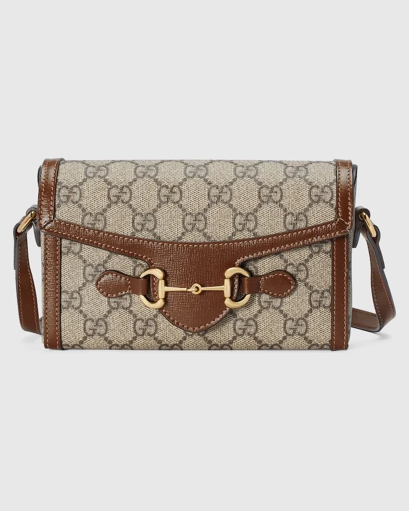 Gucci Horsebit 1955 Mini-Tasche Beige