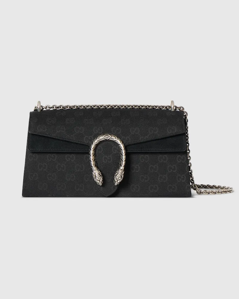 Gucci Mittelgroße Dionysus Schultertasche Schwarz