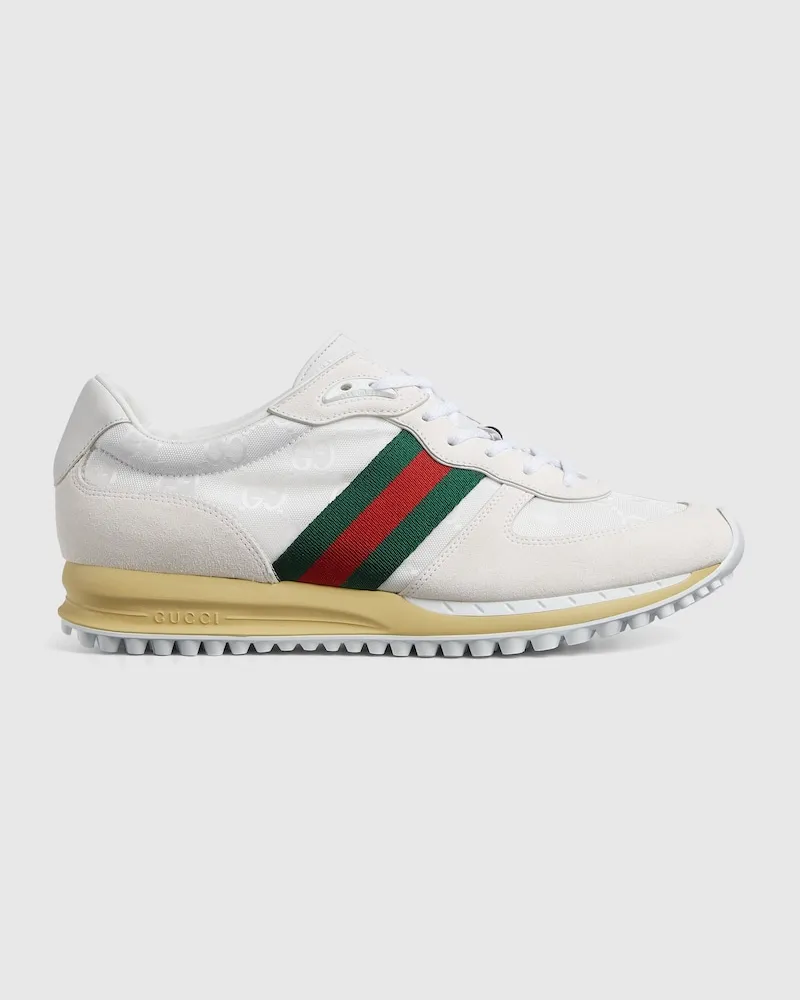 Gucci Re-Motion Herrensneaker, Größe Weiß