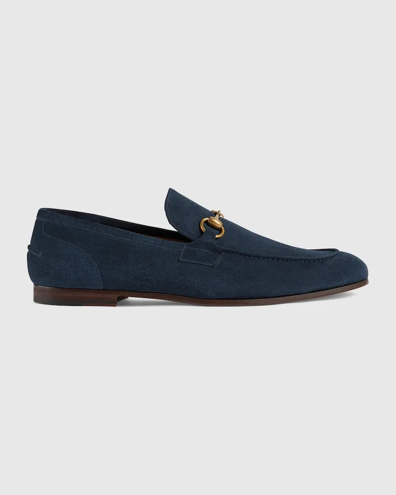 Gucci Jordaan Herrenloafer, Größe Blau