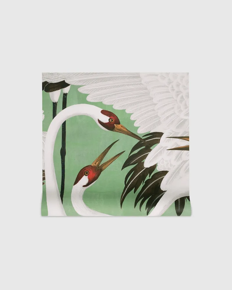 Gucci Tapete Mit Reiher-Print Undefined