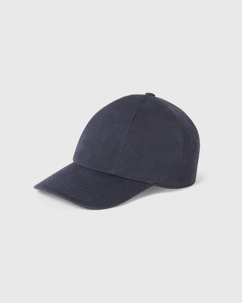 Gucci Casquette En Tissu Avec Broderie, Taille Bleu