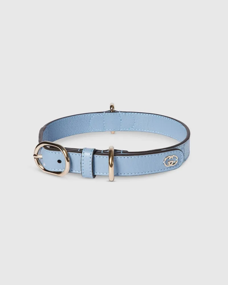 Gucci Halsband Für Kleine/mittelgroße Haustiere, Größe Blau