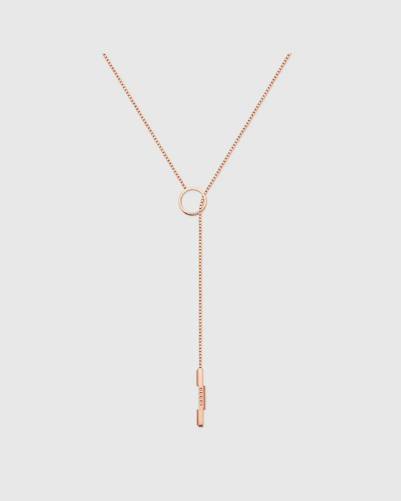Gucci Link To Love Lasso-Halskette Undefined