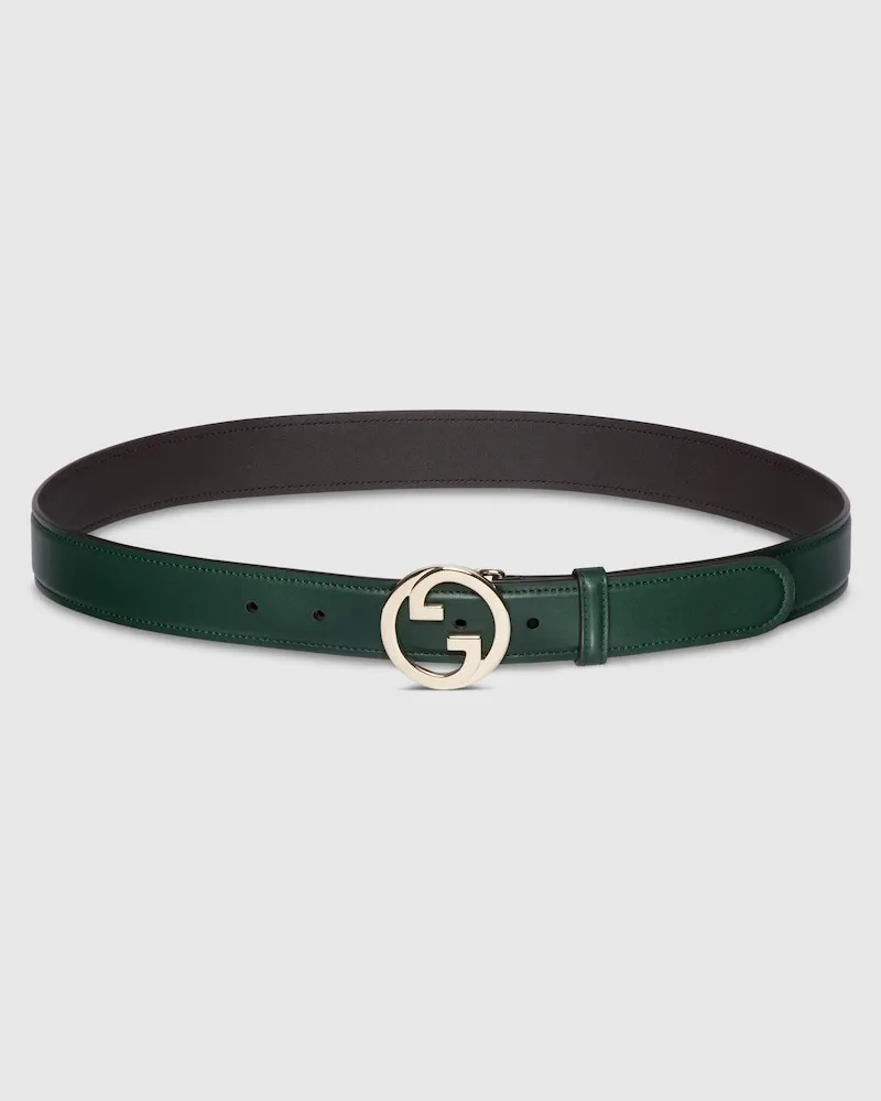 Gucci Blondie Gürtel, Größe 95 Grün