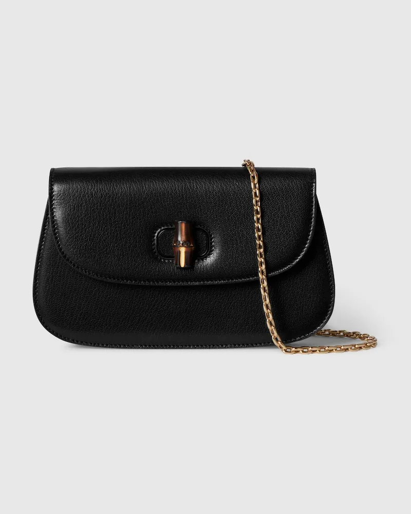 Gucci Pochette En Bambou Noir