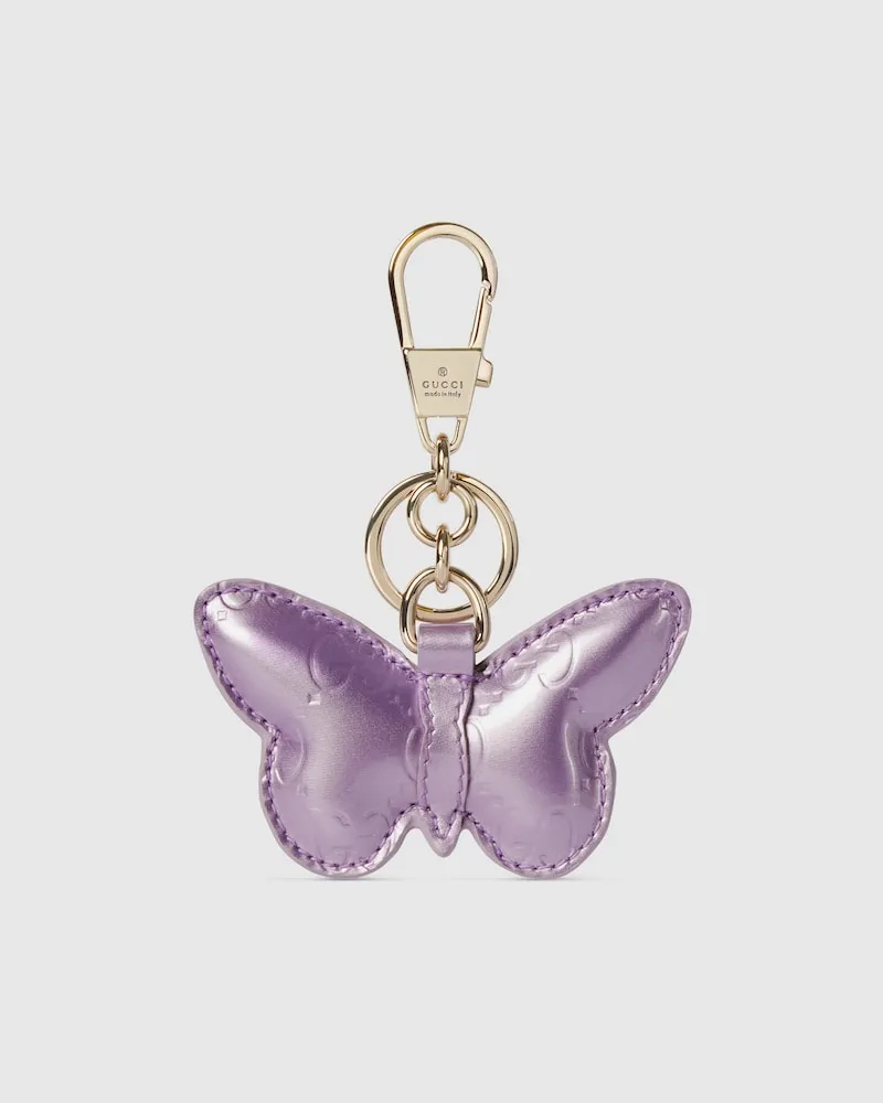 Gucci Schlüsselanhänger In Schmetterlingsform Pink