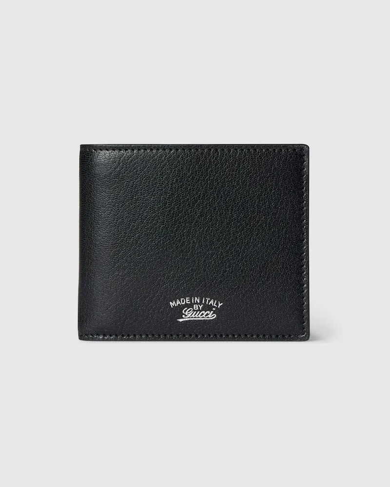 Gucci Lira Faltbrieftasche Schwarz