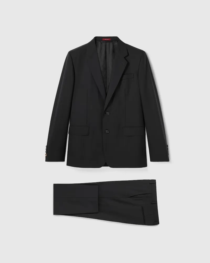Gucci Anzug aus Wolle, Größe Schwarz