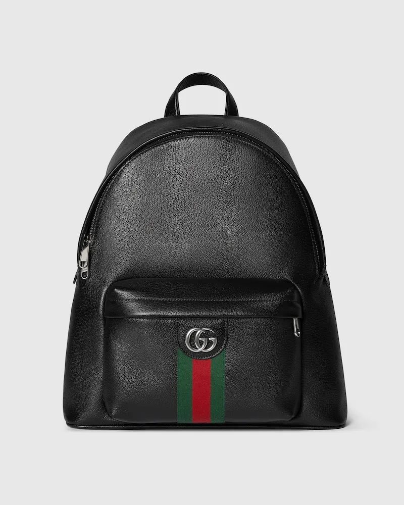 Gucci Mittelgroßer Ophidia Rucksack Schwarz