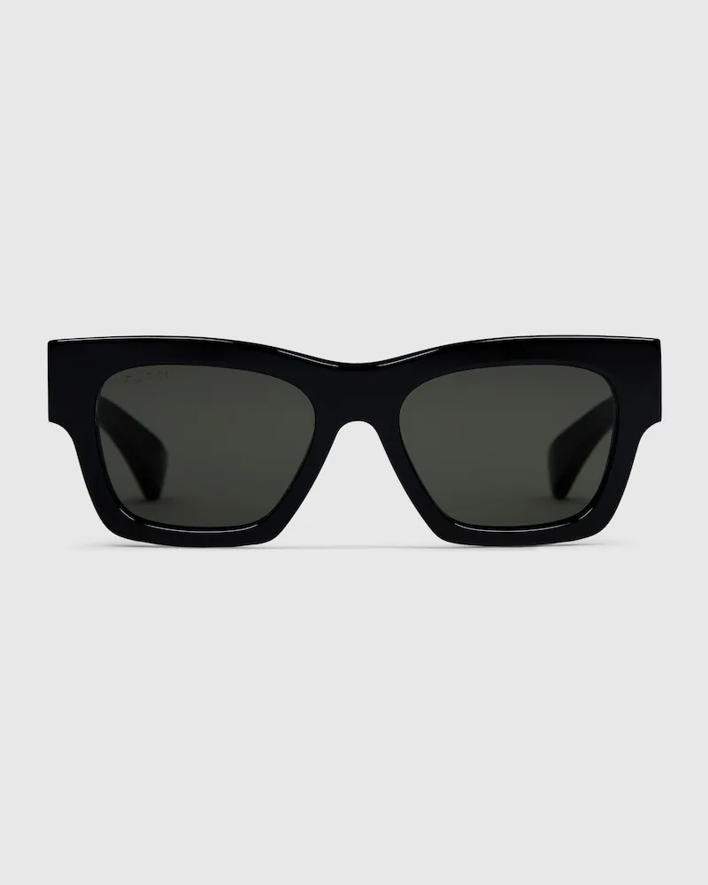 Gucci Sonnenbrille Mit Rechteckigem Rahmen Schwarz
