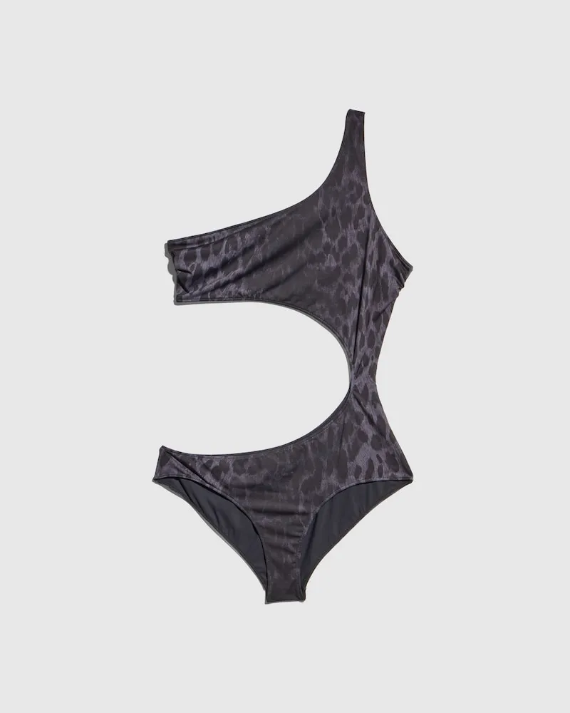 Gucci Badeanzug aus Stretch-Jersey mit Print, Größe Schwarz