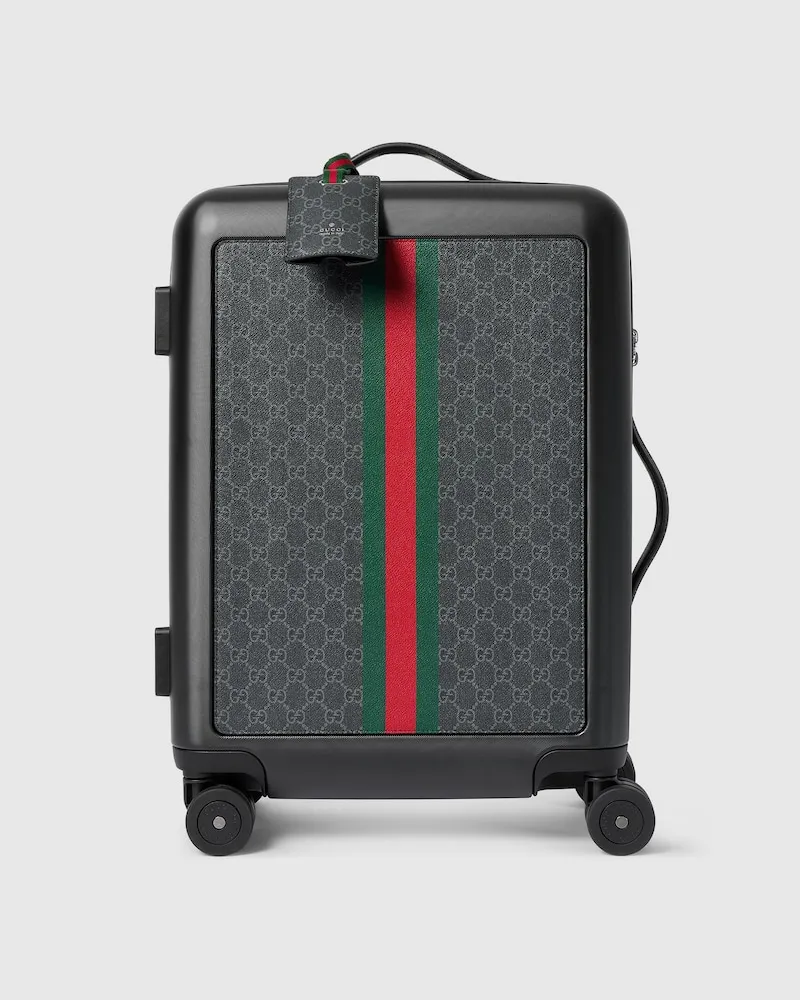 Gucci Valise À Roulettes Format Cabine Plus Porter Light Noir