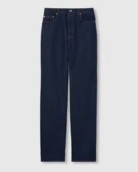 Gucci Baggy-Hose Aus Denim Blau