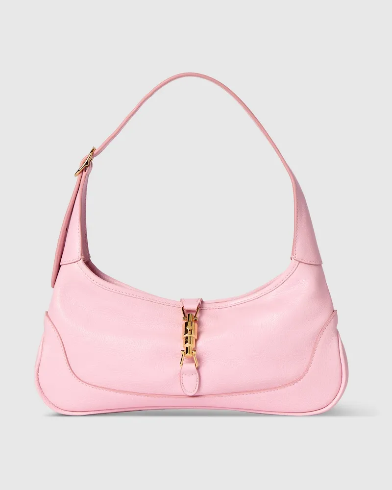 Gucci Mittelgroße Jackie Slim Schultertasche Pink