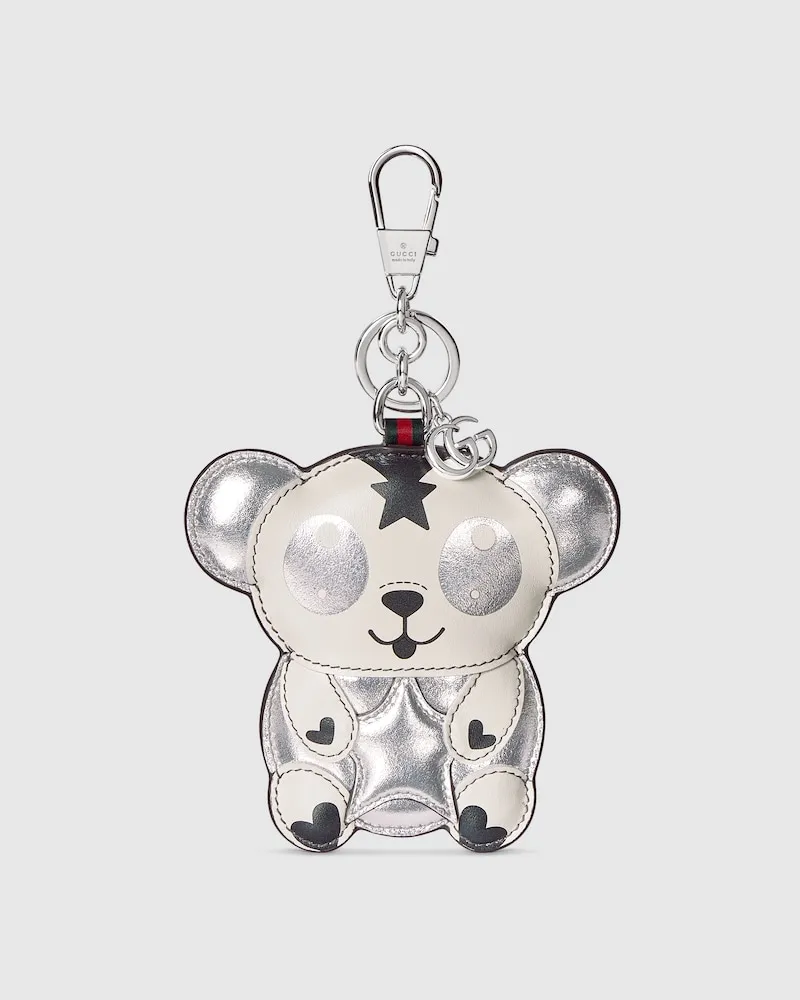 Gucci Besties Schlüsselanhänger Weiß