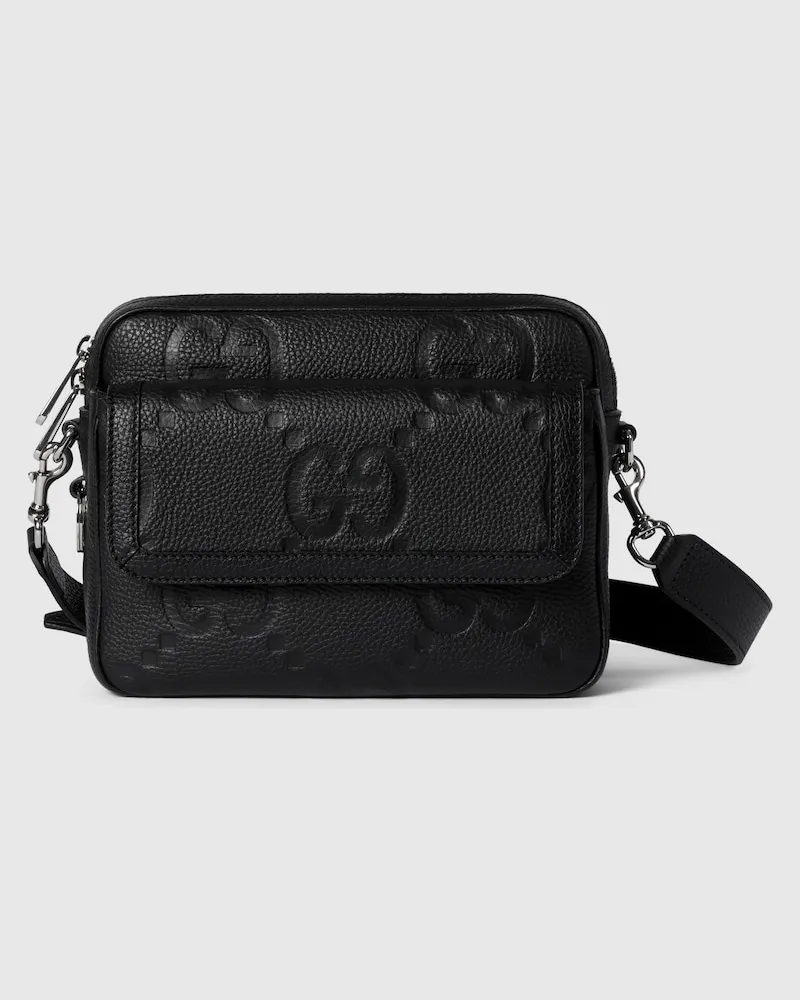 Gucci Kleine Umhängetasche Mit Jumbo GG Schwarz