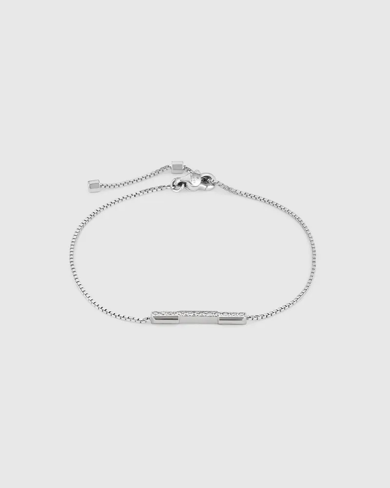 Gucci Link To Love Armband Mit Diamanten Undefined