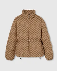 Gucci Bomberjacke Aus GG Canvas Braun