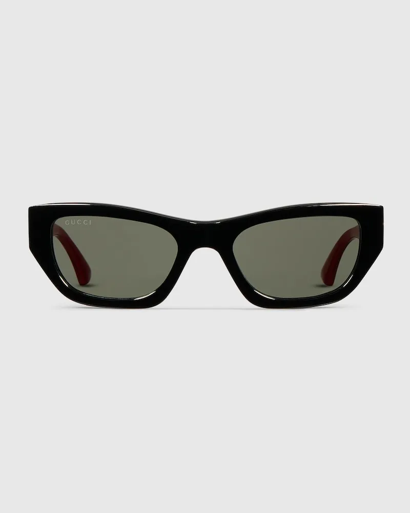 Gucci Sonnenbrille In Katzenaugenform Schwarz