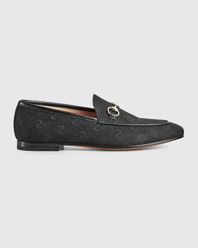 Gucci Jordaan Damenloafer, Größe Schwarz