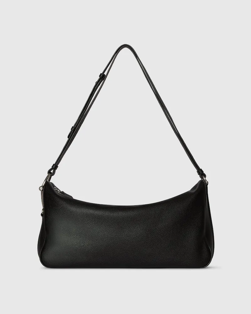 Gucci Half Horsebit Umhängetasche Schwarz