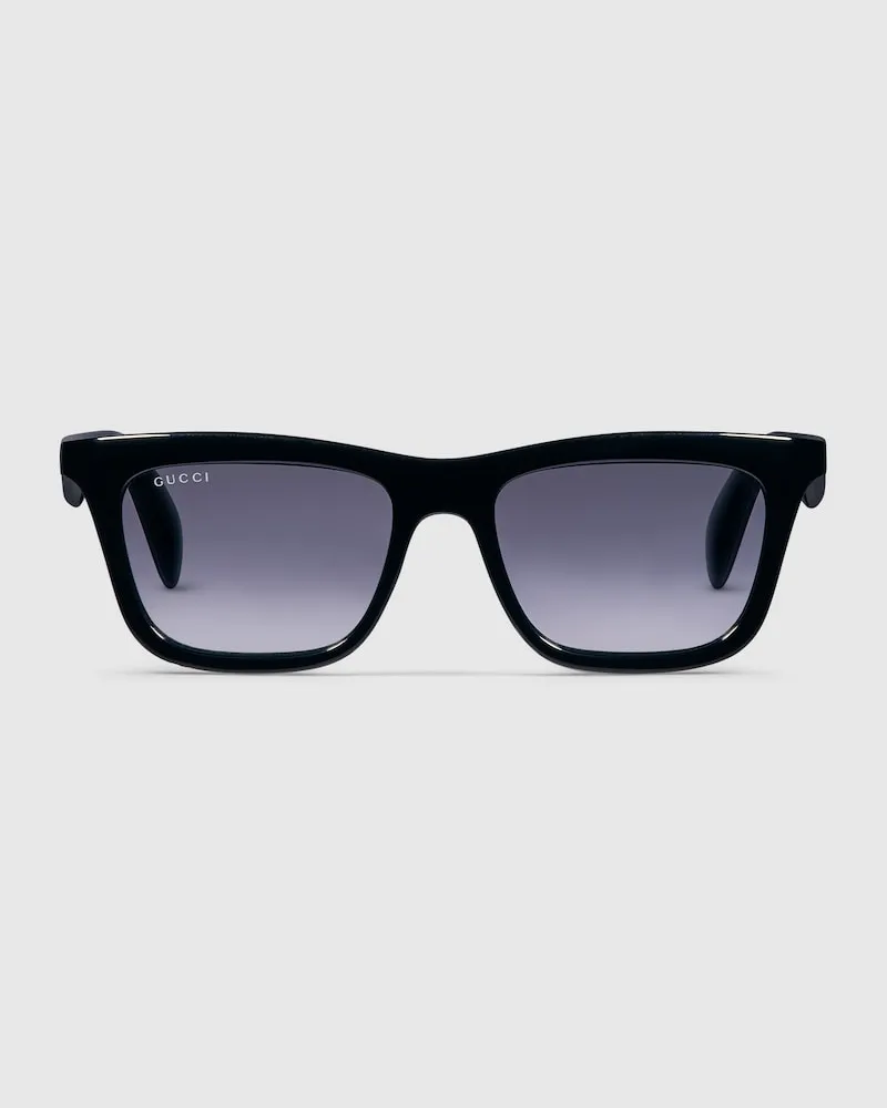 Gucci Sonnenbrille Mit Rechteckigem Rahmen Schwarz