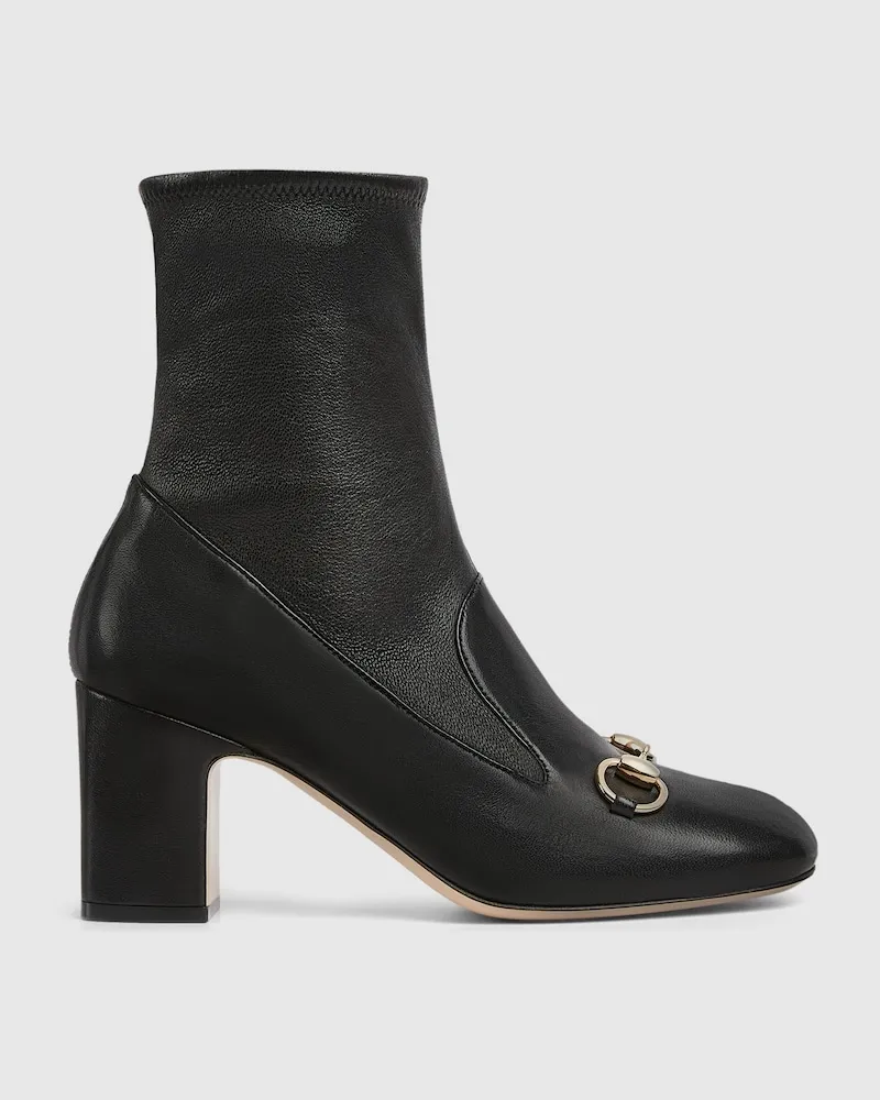 Gucci Bottines Avec Détail Mors Pour Femme, Taille Noir