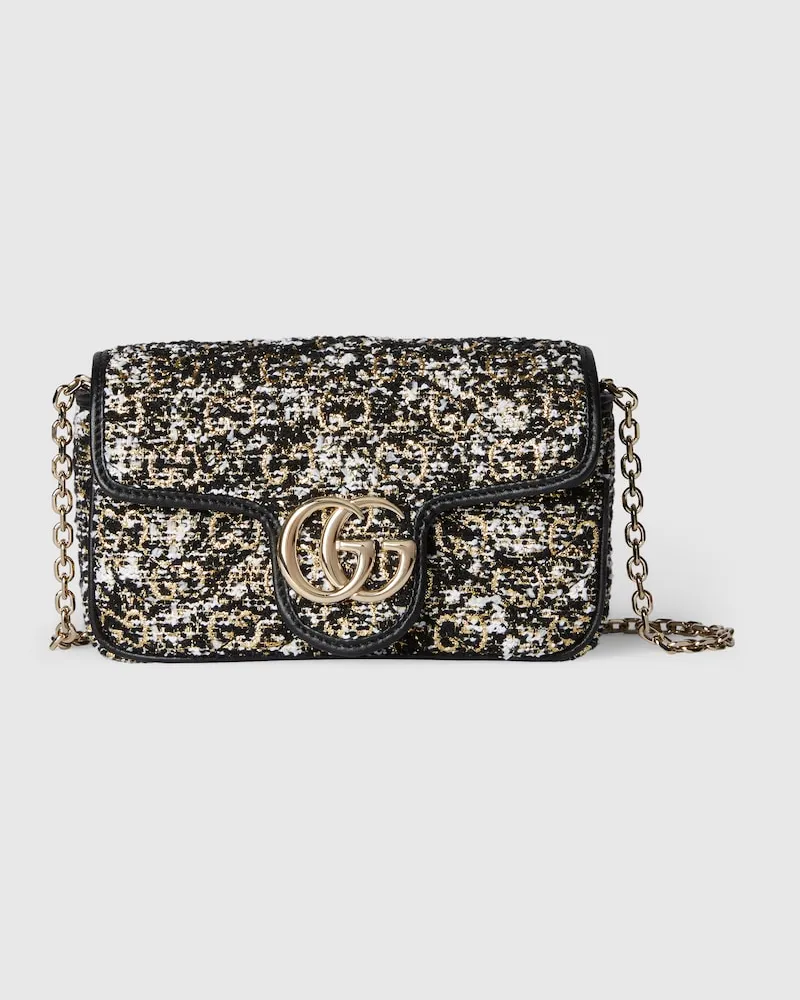 Gucci GG Marmont Mini-Schultertasche Schwarz