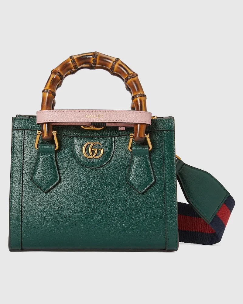 Gucci Kleiner Diana Shopper Grün