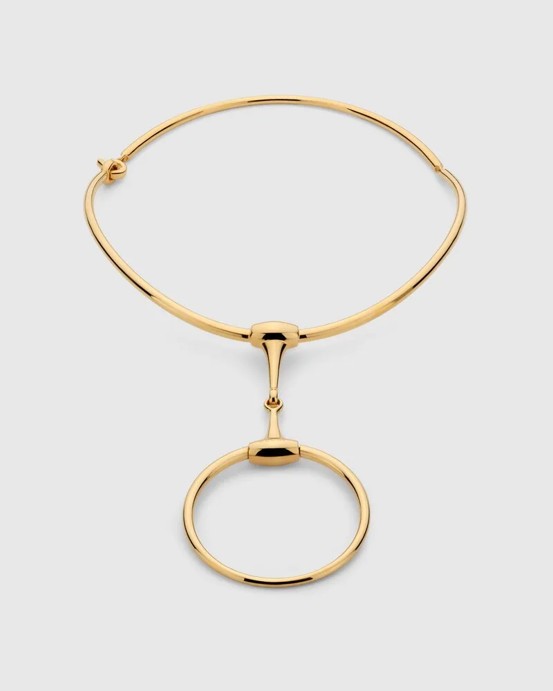Gucci Horsebit Choker-Halskette Undefined