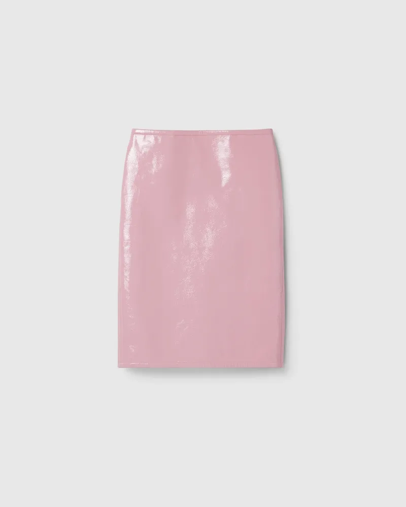 Gucci Rock aus Naplakleder, Größe Pink