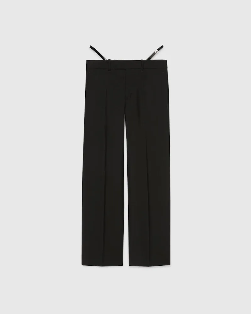 Gucci Hose aus Mohairwolle, Größe Schwarz