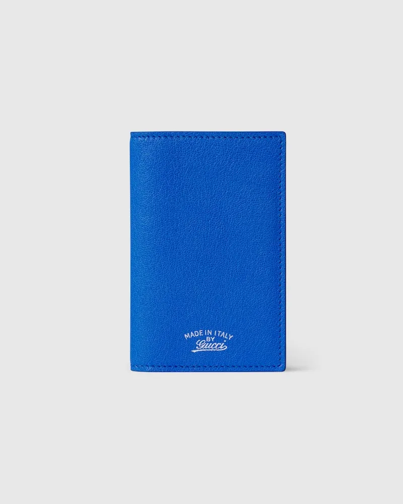 Gucci Porte-cartes Lira Bleu