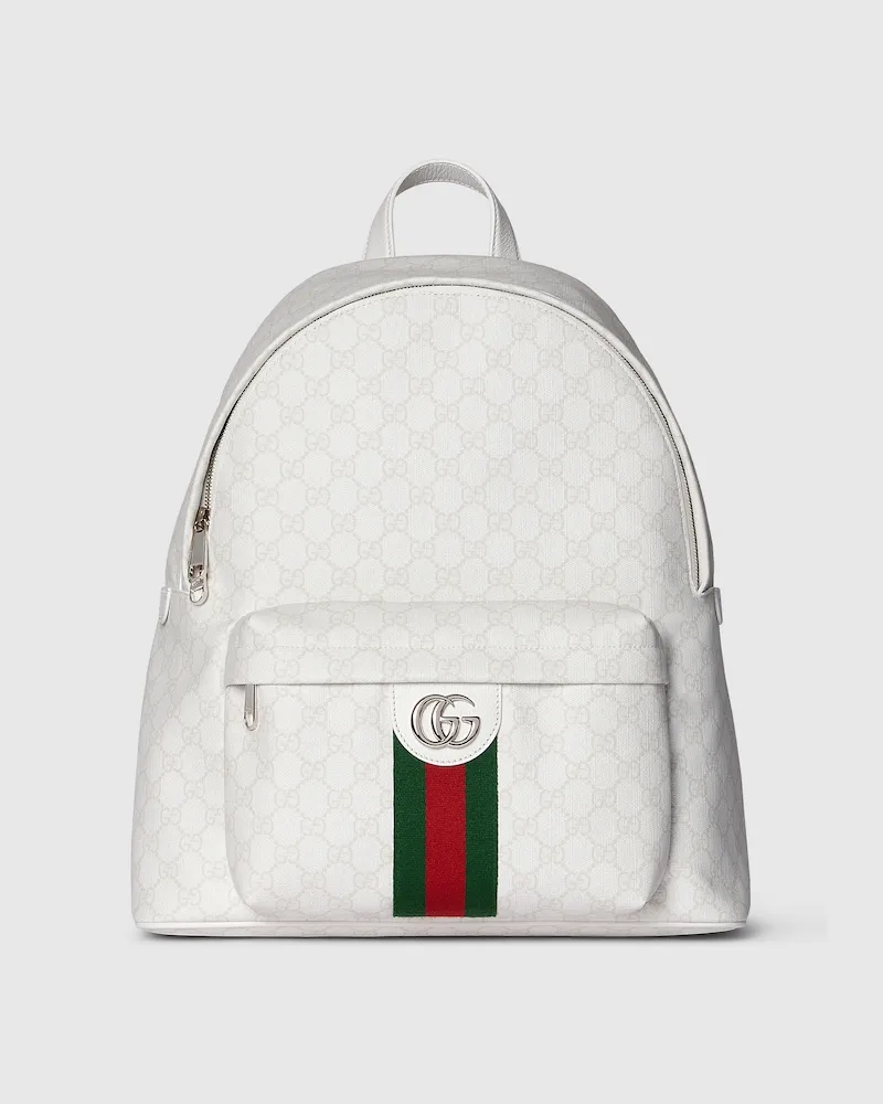 Gucci Mittelgroßer Ophidia Rucksack Weiß